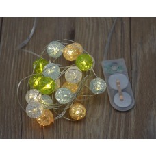 LED CRACKLE BALL STRING